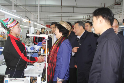中央政治局委員，國務院孫春蘭副總理 參觀美麗奧工廠